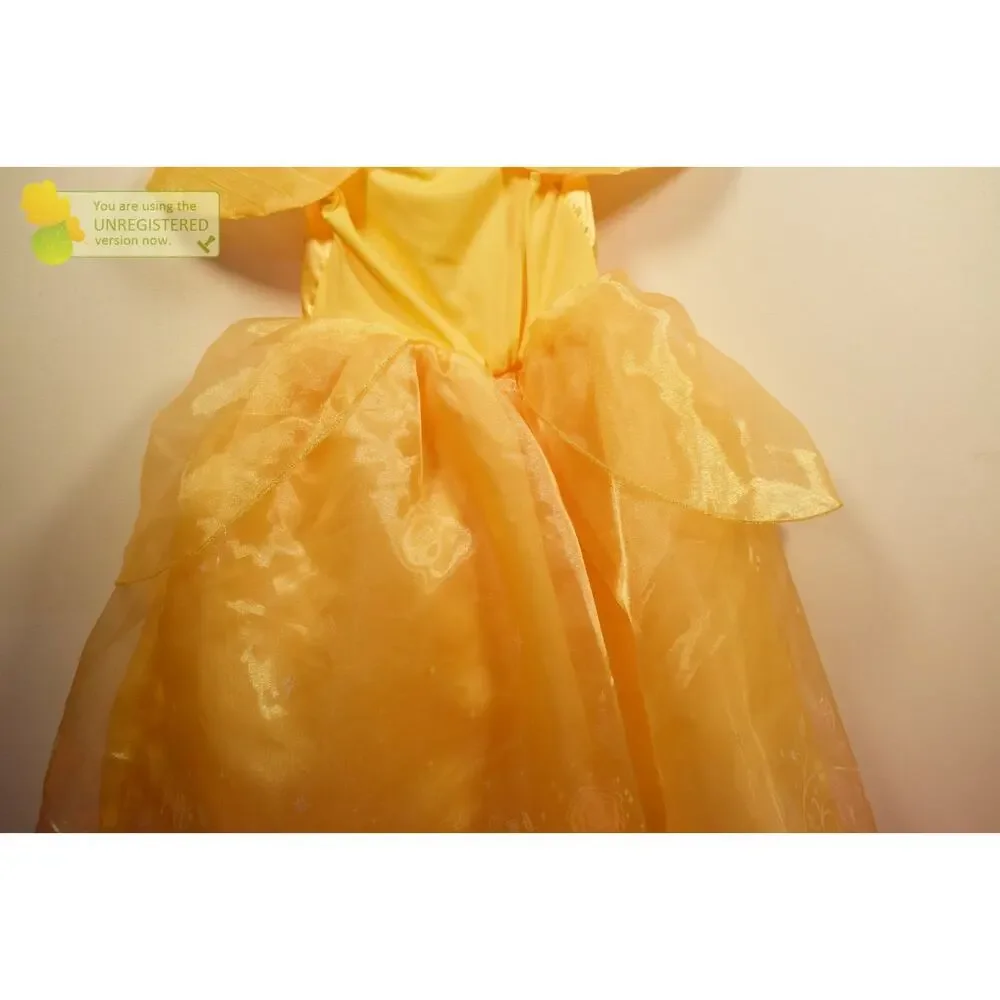 Disney Princess Belle Dress Girls Costume Size 3